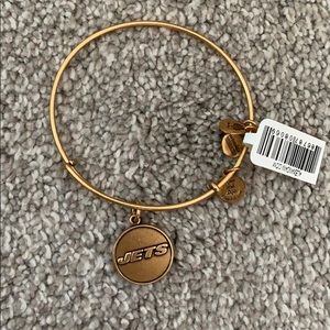 Alex and Ani Gold New York Jets Bracelet